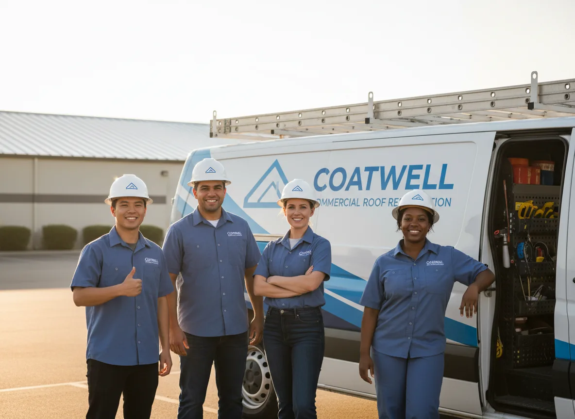 Commercial roof coating company in Mangum, OK